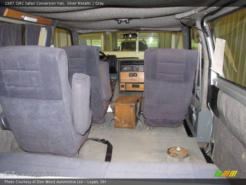Silver Metallic / Gray 1987 GMC Safari Conversion Van