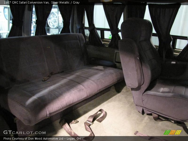 Silver Metallic / Gray 1987 GMC Safari Conversion Van