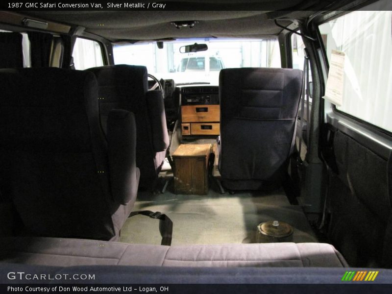 Silver Metallic / Gray 1987 GMC Safari Conversion Van