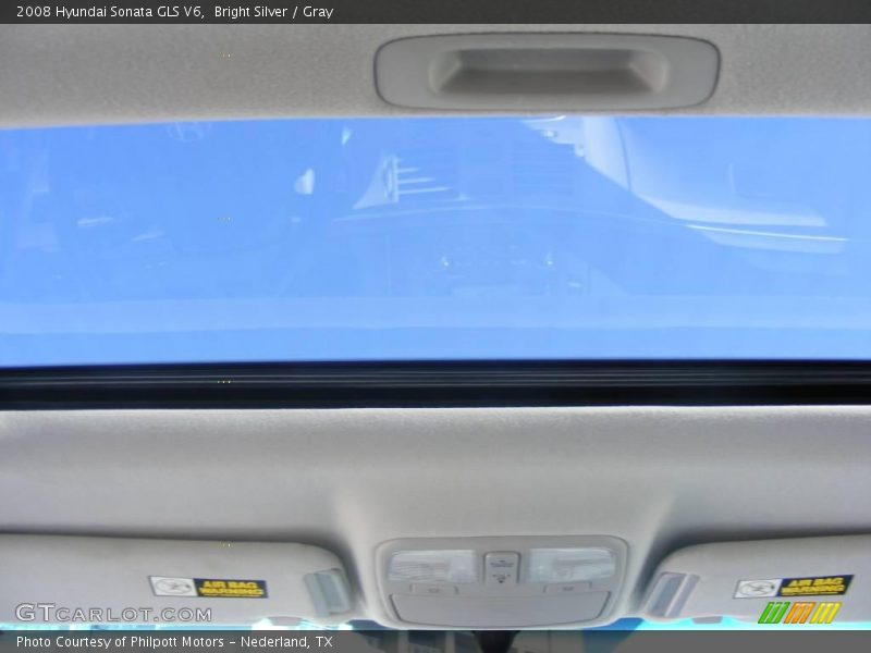 Bright Silver / Gray 2008 Hyundai Sonata GLS V6