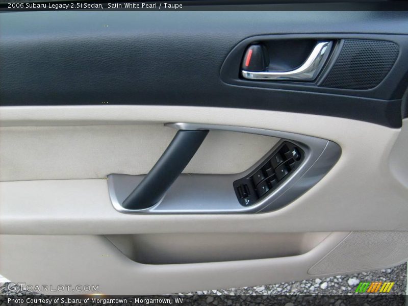 Satin White Pearl / Taupe 2006 Subaru Legacy 2.5i Sedan