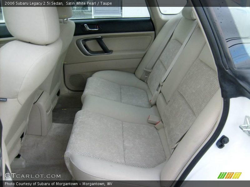 Satin White Pearl / Taupe 2006 Subaru Legacy 2.5i Sedan