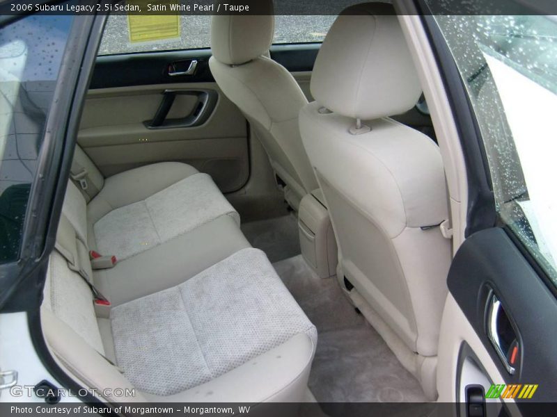 Satin White Pearl / Taupe 2006 Subaru Legacy 2.5i Sedan