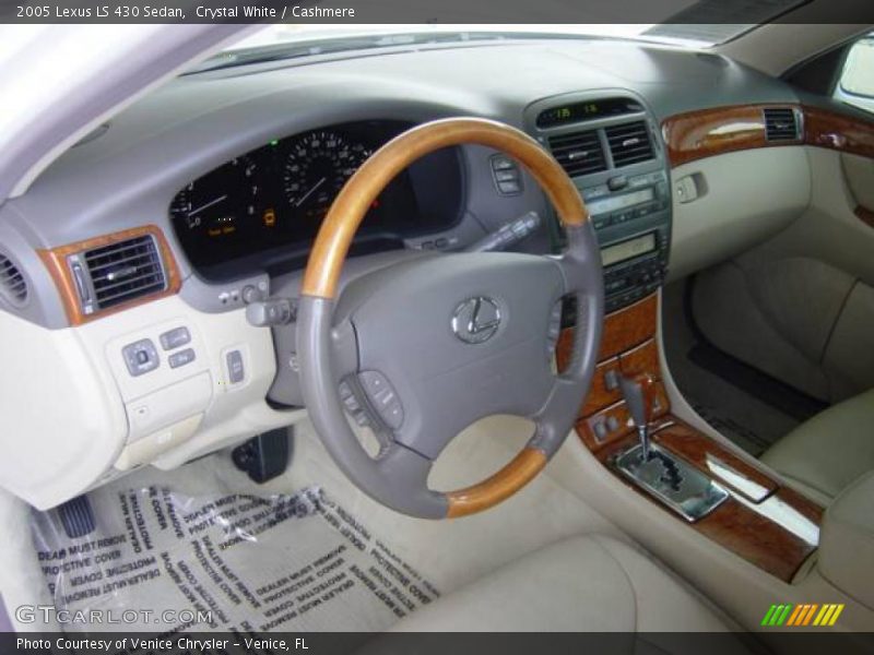 Crystal White / Cashmere 2005 Lexus LS 430 Sedan