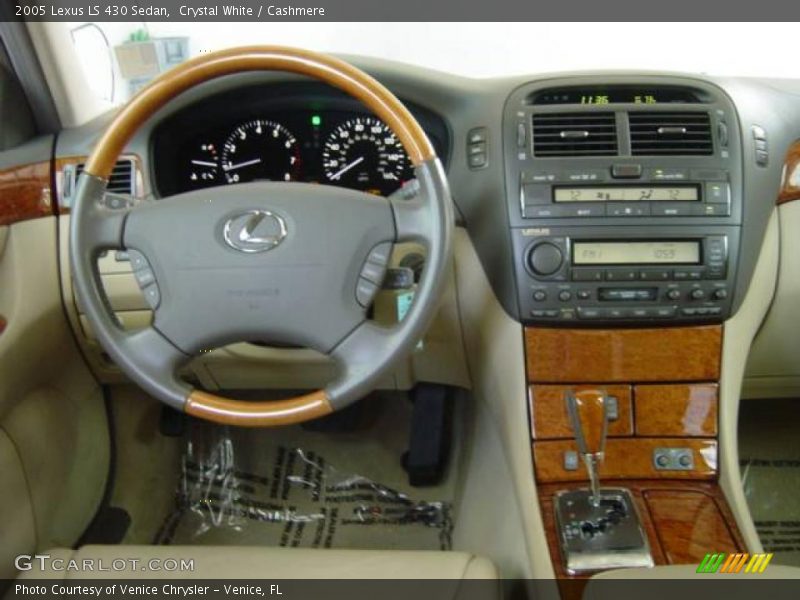 Crystal White / Cashmere 2005 Lexus LS 430 Sedan