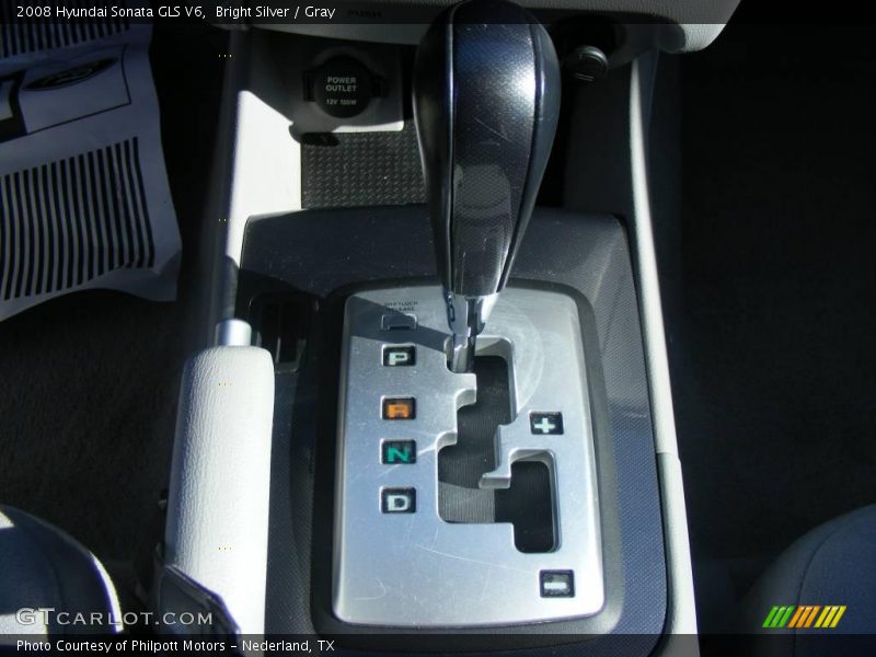 Bright Silver / Gray 2008 Hyundai Sonata GLS V6