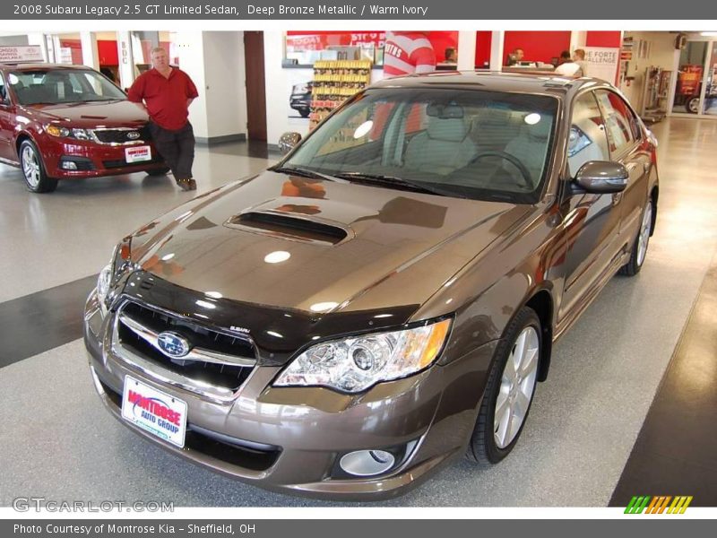 Deep Bronze Metallic / Warm Ivory 2008 Subaru Legacy 2.5 GT Limited Sedan