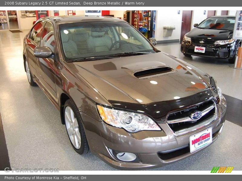 Deep Bronze Metallic / Warm Ivory 2008 Subaru Legacy 2.5 GT Limited Sedan