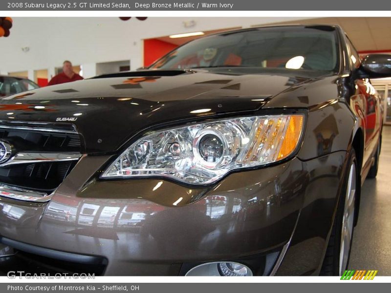 Deep Bronze Metallic / Warm Ivory 2008 Subaru Legacy 2.5 GT Limited Sedan