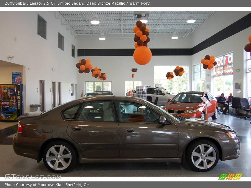 Deep Bronze Metallic / Warm Ivory 2008 Subaru Legacy 2.5 GT Limited Sedan