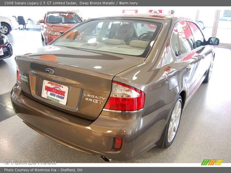 Deep Bronze Metallic / Warm Ivory 2008 Subaru Legacy 2.5 GT Limited Sedan