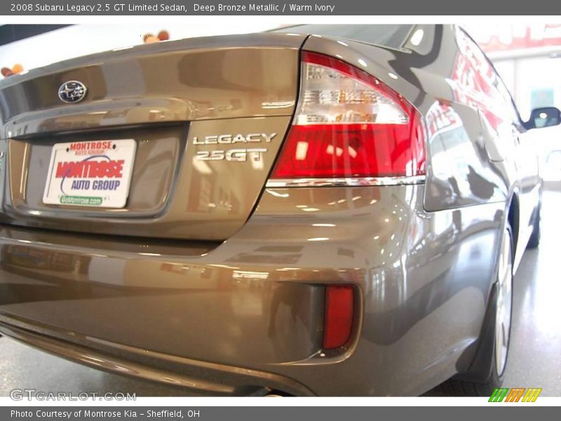 Deep Bronze Metallic / Warm Ivory 2008 Subaru Legacy 2.5 GT Limited Sedan