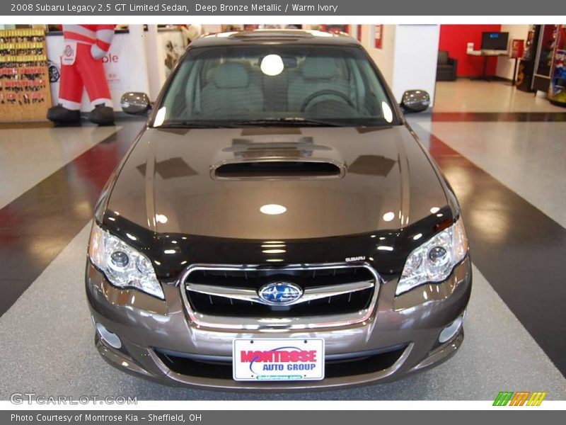 Deep Bronze Metallic / Warm Ivory 2008 Subaru Legacy 2.5 GT Limited Sedan