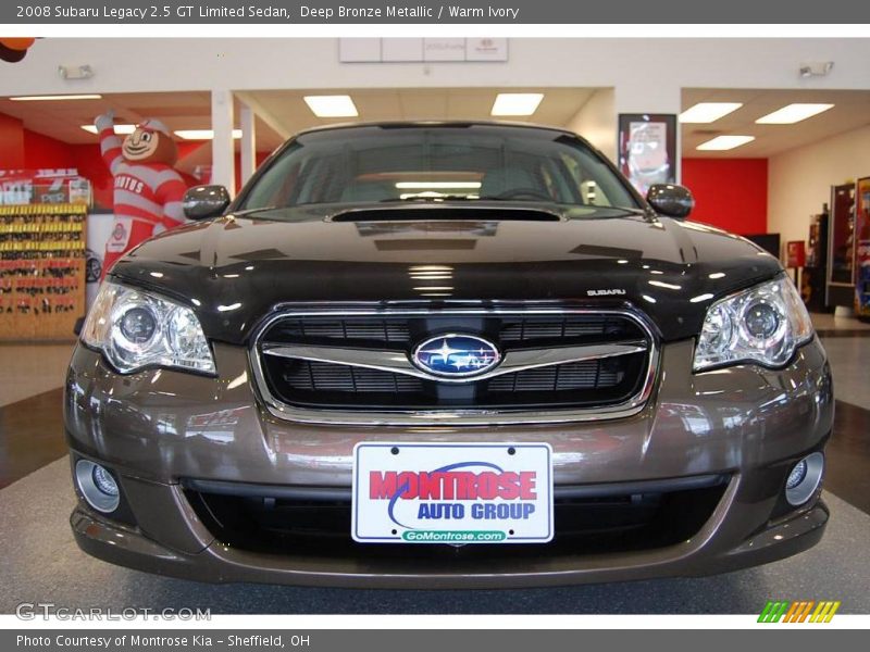 Deep Bronze Metallic / Warm Ivory 2008 Subaru Legacy 2.5 GT Limited Sedan