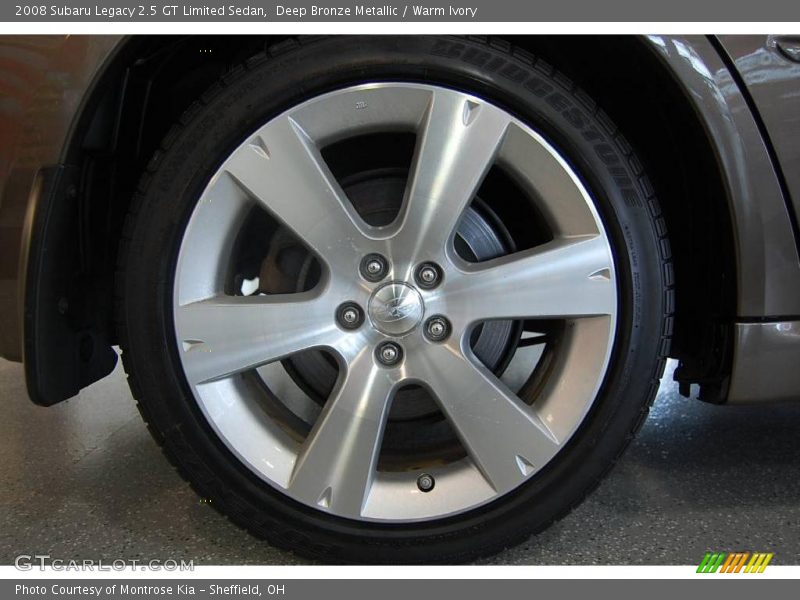 Deep Bronze Metallic / Warm Ivory 2008 Subaru Legacy 2.5 GT Limited Sedan