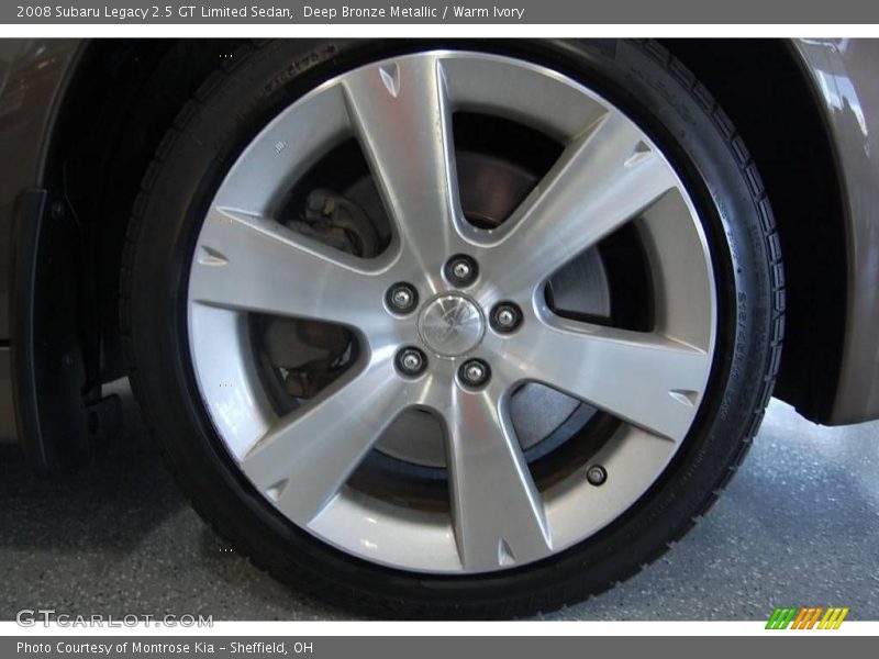 Deep Bronze Metallic / Warm Ivory 2008 Subaru Legacy 2.5 GT Limited Sedan