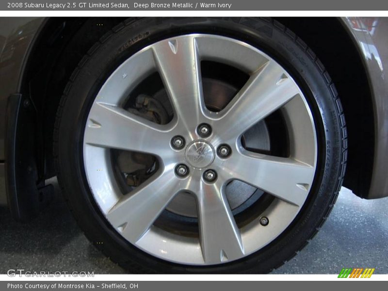 Deep Bronze Metallic / Warm Ivory 2008 Subaru Legacy 2.5 GT Limited Sedan