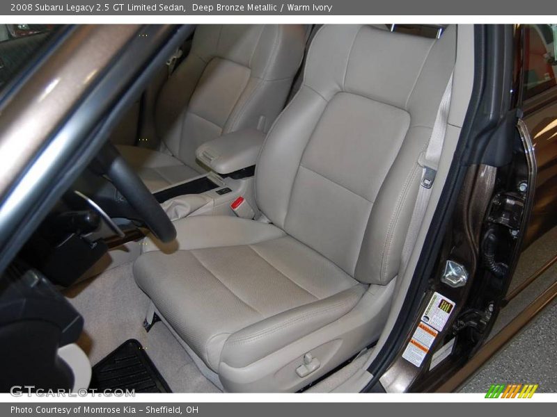 Deep Bronze Metallic / Warm Ivory 2008 Subaru Legacy 2.5 GT Limited Sedan