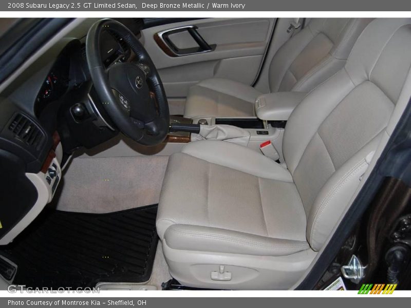 Deep Bronze Metallic / Warm Ivory 2008 Subaru Legacy 2.5 GT Limited Sedan