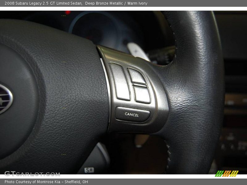Deep Bronze Metallic / Warm Ivory 2008 Subaru Legacy 2.5 GT Limited Sedan