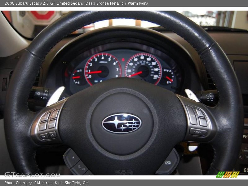 Deep Bronze Metallic / Warm Ivory 2008 Subaru Legacy 2.5 GT Limited Sedan