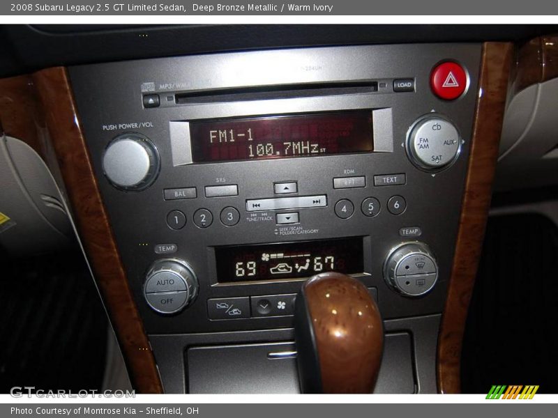 Deep Bronze Metallic / Warm Ivory 2008 Subaru Legacy 2.5 GT Limited Sedan
