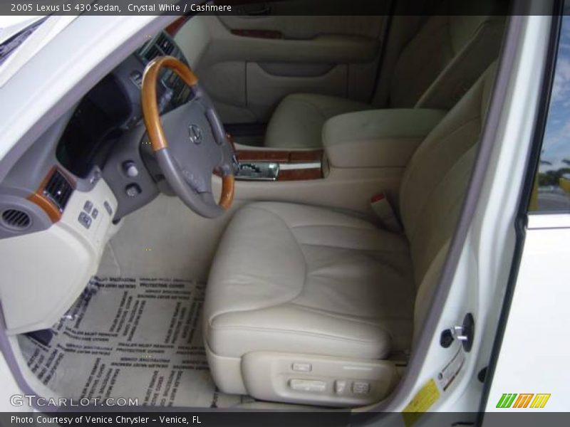 Crystal White / Cashmere 2005 Lexus LS 430 Sedan