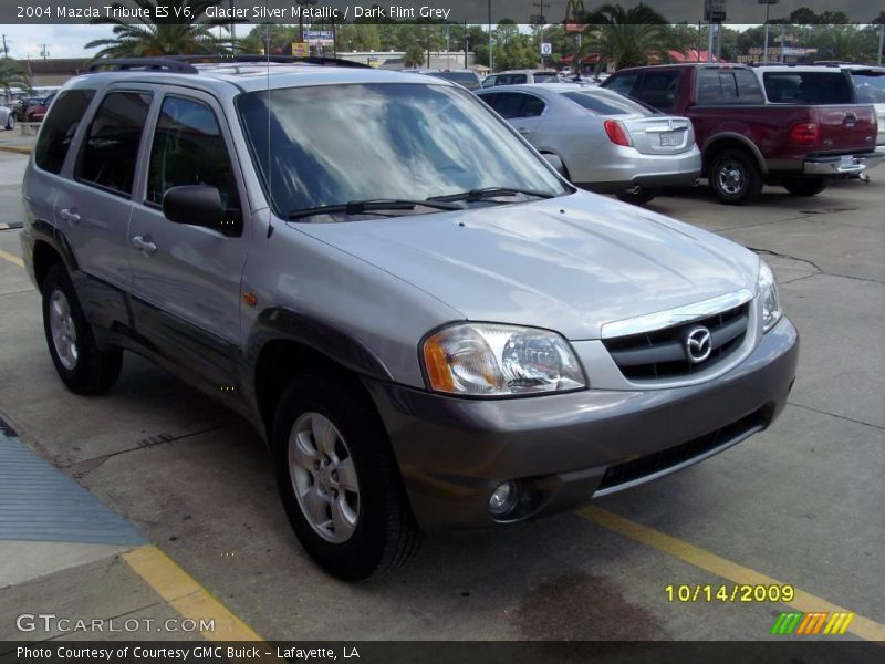 Glacier Silver Metallic / Dark Flint Grey 2004 Mazda Tribute ES V6