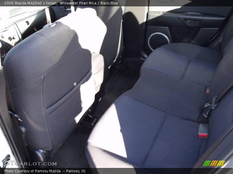Whitewater Pearl Mica / Black/Blue 2006 Mazda MAZDA3 s Sedan