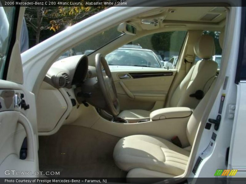 Alabaster White / Stone 2006 Mercedes-Benz C 280 4Matic Luxury