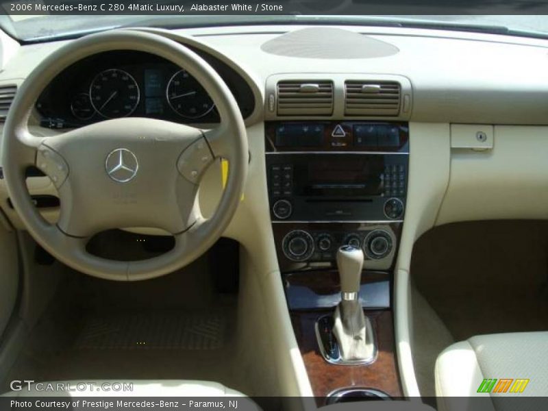 Alabaster White / Stone 2006 Mercedes-Benz C 280 4Matic Luxury