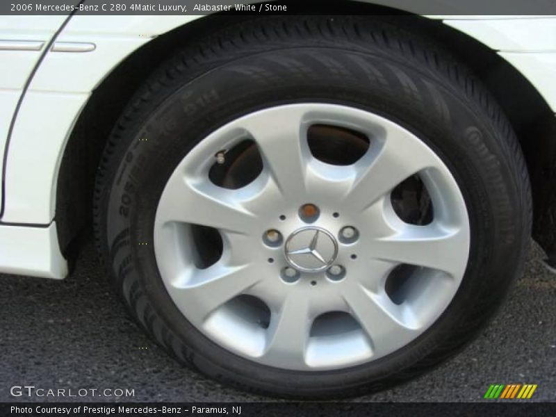 Alabaster White / Stone 2006 Mercedes-Benz C 280 4Matic Luxury