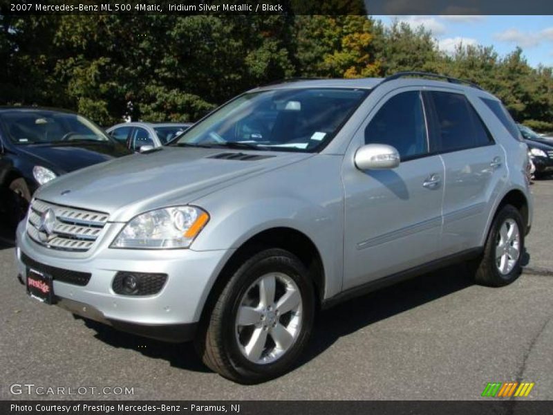 Iridium Silver Metallic / Black 2007 Mercedes-Benz ML 500 4Matic