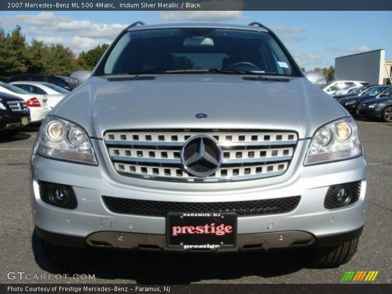 Iridium Silver Metallic / Black 2007 Mercedes-Benz ML 500 4Matic