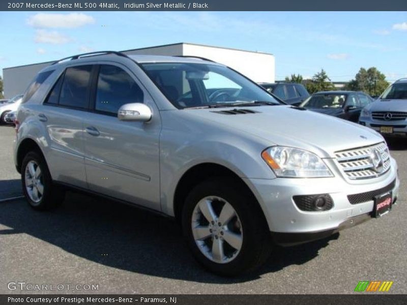 Iridium Silver Metallic / Black 2007 Mercedes-Benz ML 500 4Matic
