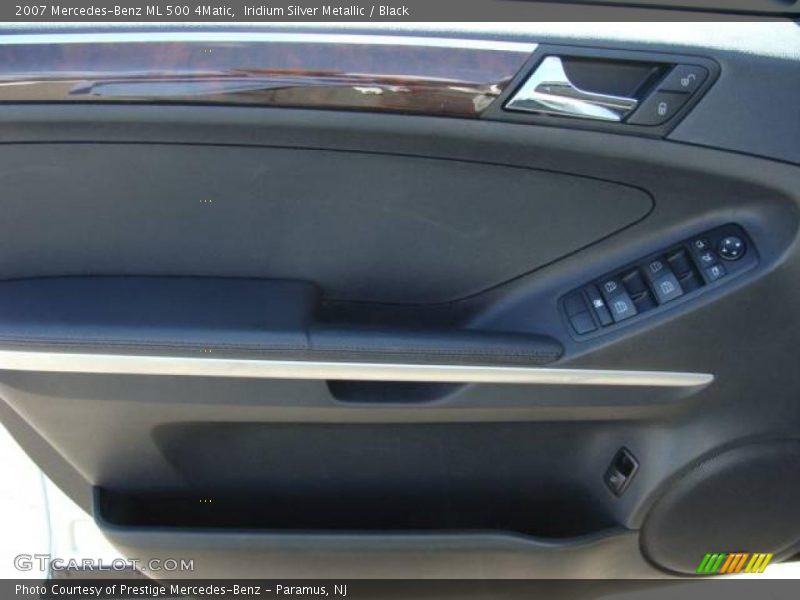 Iridium Silver Metallic / Black 2007 Mercedes-Benz ML 500 4Matic