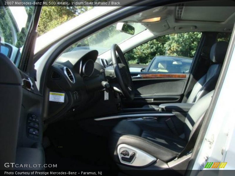 Iridium Silver Metallic / Black 2007 Mercedes-Benz ML 500 4Matic