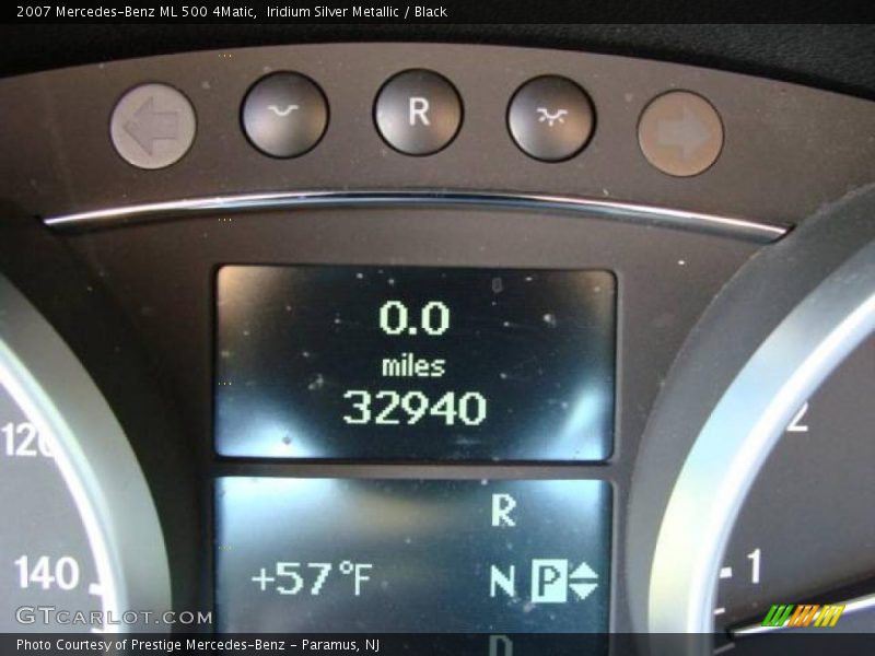 Iridium Silver Metallic / Black 2007 Mercedes-Benz ML 500 4Matic