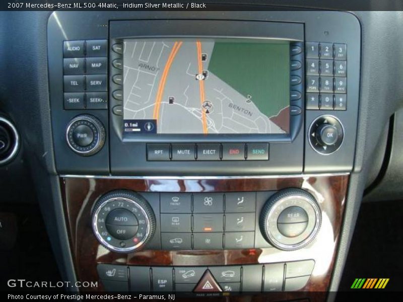 Iridium Silver Metallic / Black 2007 Mercedes-Benz ML 500 4Matic
