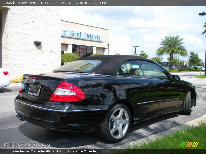 Black / Black/Cappuccino 2009 Mercedes-Benz CLK 350 Cabriolet