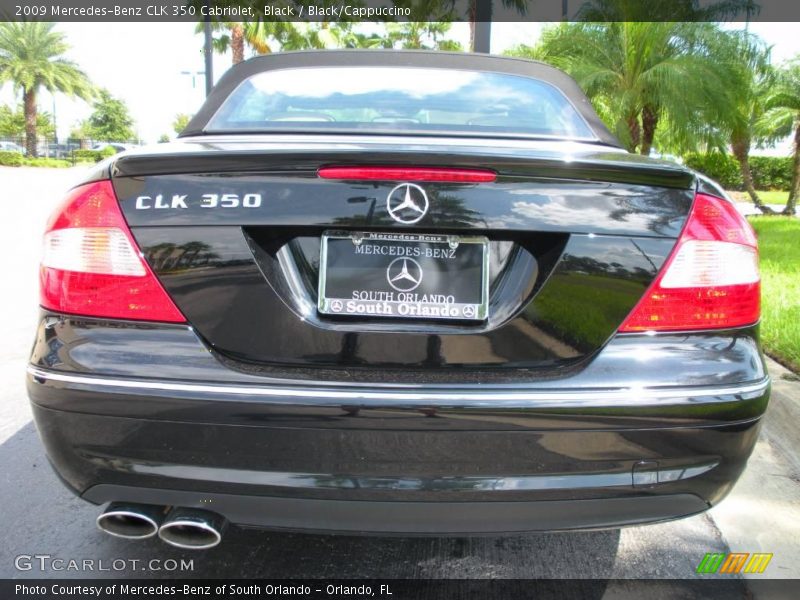 Black / Black/Cappuccino 2009 Mercedes-Benz CLK 350 Cabriolet