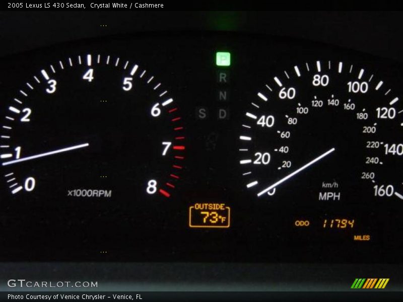 Crystal White / Cashmere 2005 Lexus LS 430 Sedan