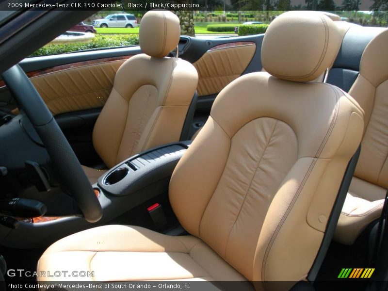 Black / Black/Cappuccino 2009 Mercedes-Benz CLK 350 Cabriolet