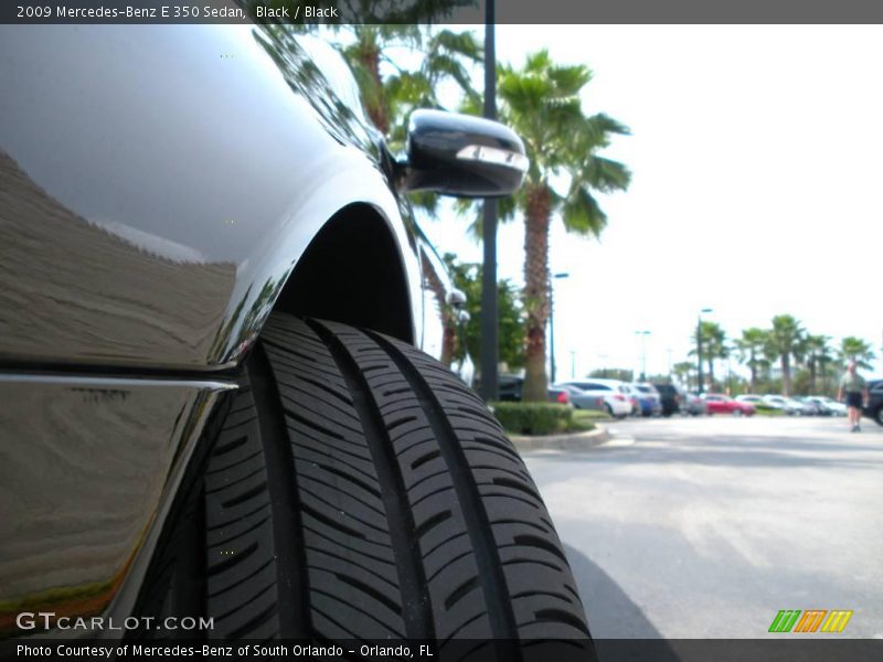 Black / Black 2009 Mercedes-Benz E 350 Sedan