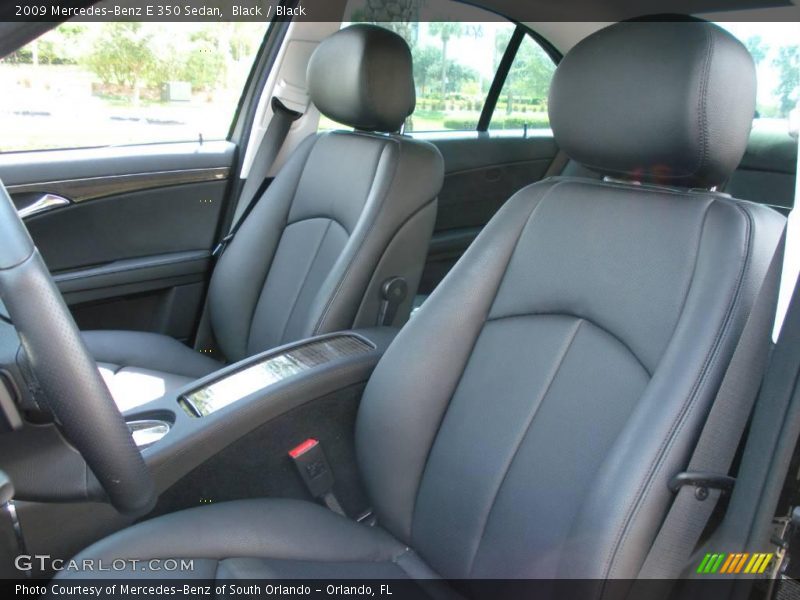 Black / Black 2009 Mercedes-Benz E 350 Sedan