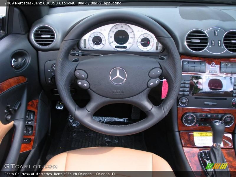 Black / Black/Cappuccino 2009 Mercedes-Benz CLK 350 Cabriolet