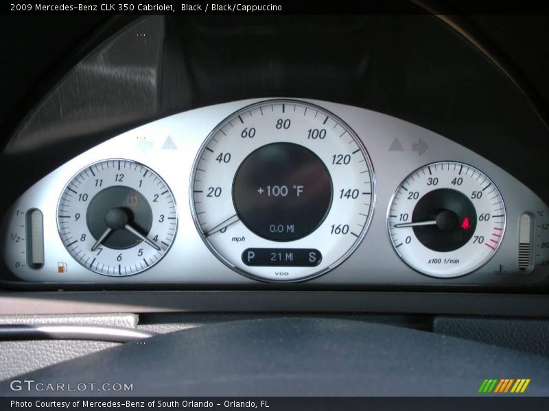 Black / Black/Cappuccino 2009 Mercedes-Benz CLK 350 Cabriolet