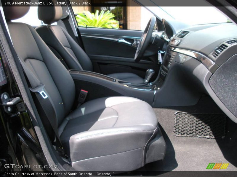 Black / Black 2009 Mercedes-Benz E 350 Sedan