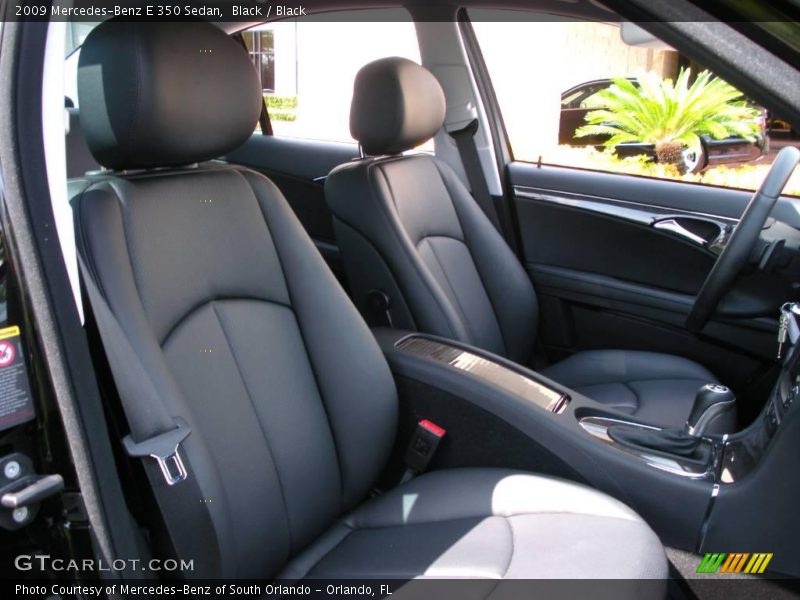 Black / Black 2009 Mercedes-Benz E 350 Sedan