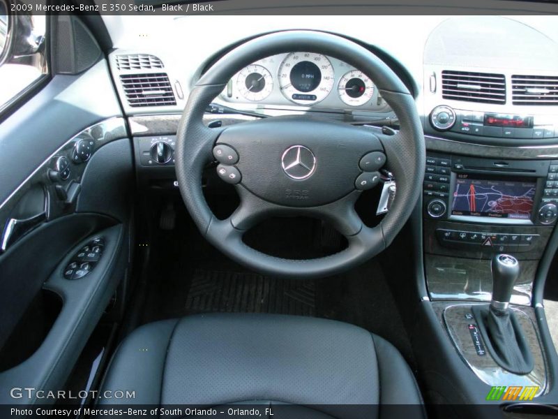 Black / Black 2009 Mercedes-Benz E 350 Sedan